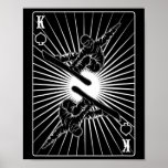 Snowboarder King Freestyle Mountains Snowboarding  Poster