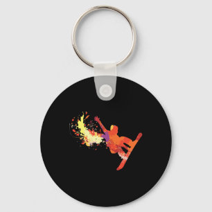 Snowboarder Life Snowboarding Fan Extreme Winter S Keychain