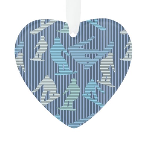 Snowboarder Lines Ornament