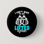 Snowboarder Mountains Gear Winter Ski Slope Snowbo Button