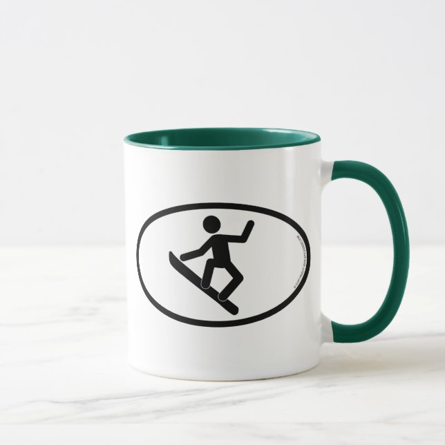 Snowboarder Mug (Right)