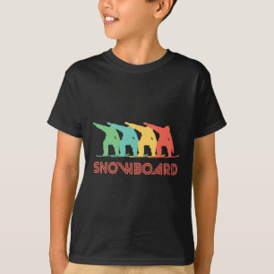 Snowboarder Retro Pop Art Snowboarding Graphic T-Shirt