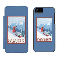 Snowboarder Scene - Lake Tahoe, California