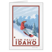 Snowboarder Scene - Sun Valley, Idaho (Front)