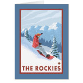 Snowboarder Scene - The Rockies (Front)
