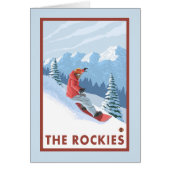 Snowboarder Scene - The Rockies (Front)