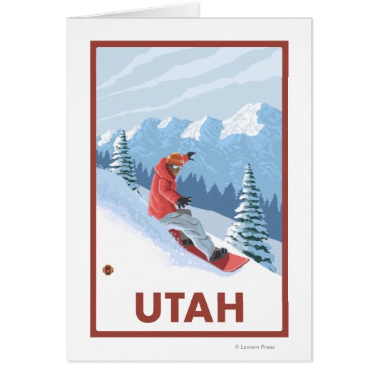 Snowboarder SceneUtah Cards (Front)