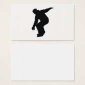 Snowboarder Silhouette (Front & Back)