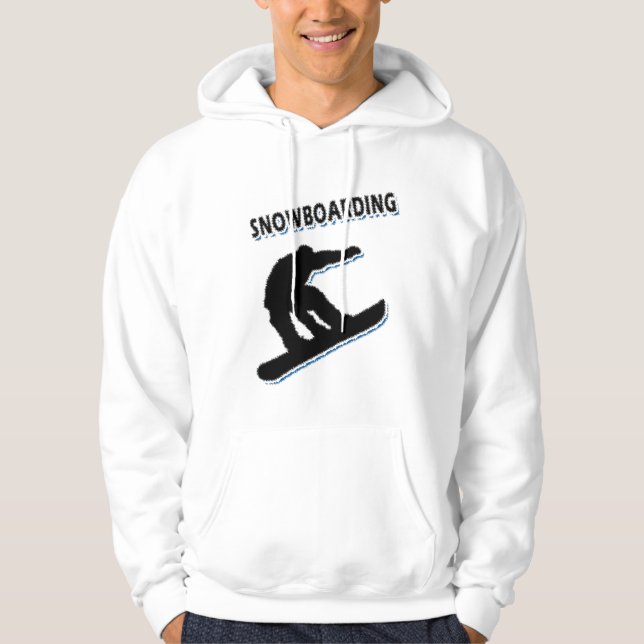 Snowboarder Snowboard Winter Sport Hoodie (Front)