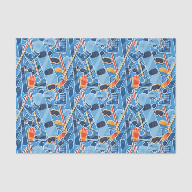 Snowboarder Tissue Paper (Front)