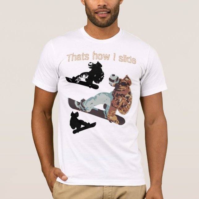 snowboarder tshirt - Customized (Front)