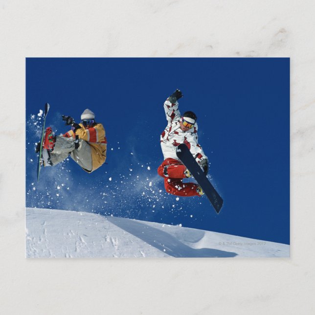 Snowboarding 8 postcard (Front)