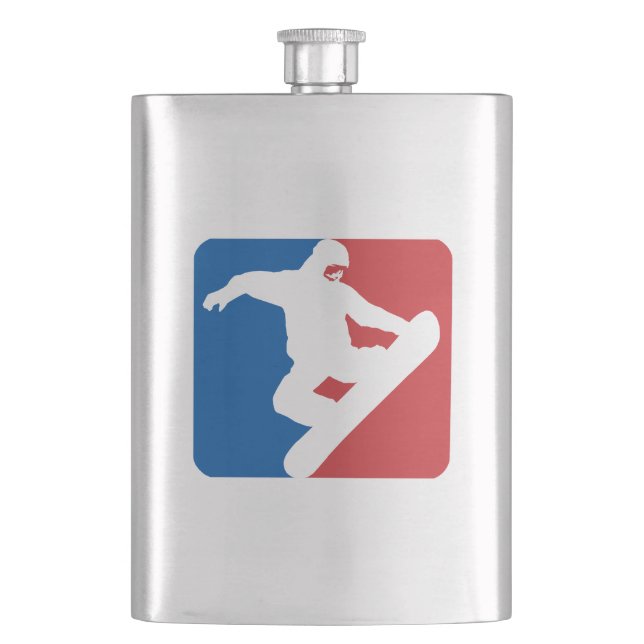 Snowboarding All Star Flask (Front)