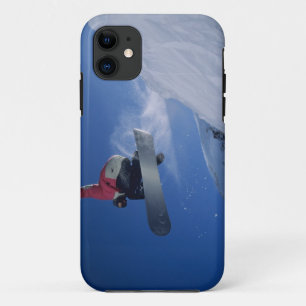 Snowboarding at Snowbird Resort, Utah (MR) iPhone 11 Case