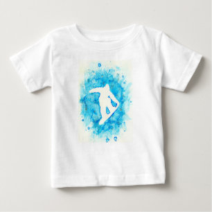 Snowboarding baby T-shirt