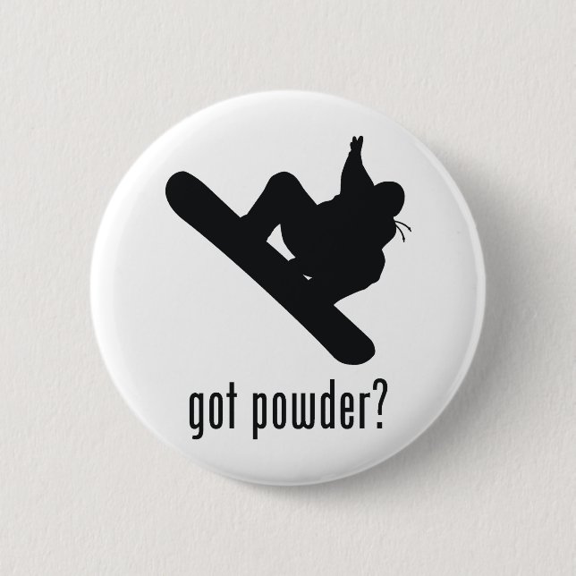 Snowboarding Button (Front)