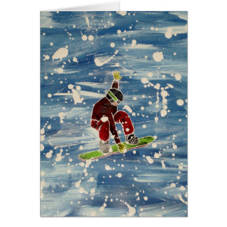Snowboarding card