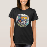 Snowboarding Cat Cool Snowboarder or Skier Mountai