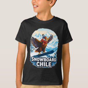 Snowboarding Condor In The Mountains Of Chile T-Shirt