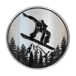 Snowboarding Cutting Board