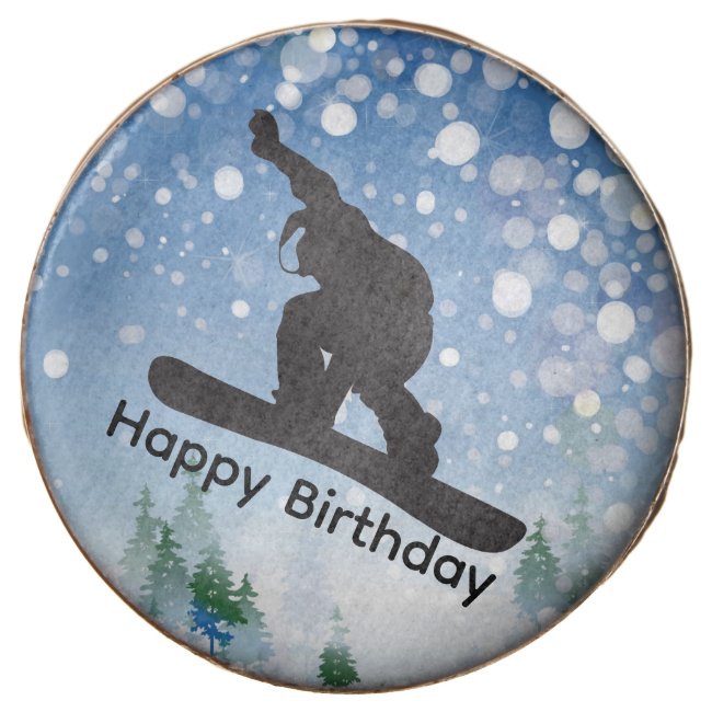 Snowboarding Design Dipped Oreo Cookie