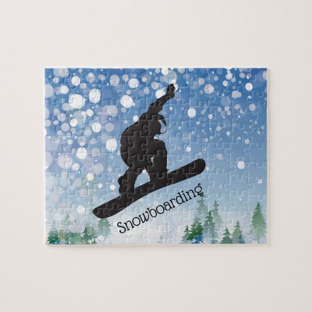 Snowboarding Design Jigsaw Puzzle (Horizontal)