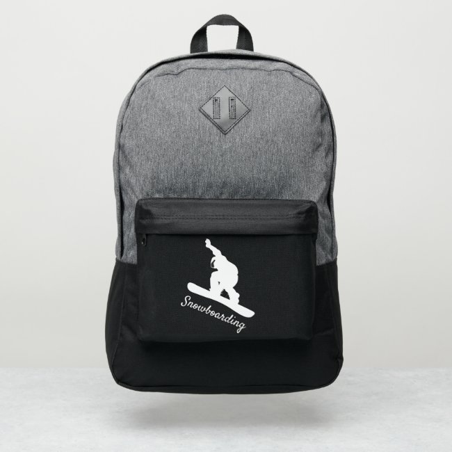 Snowboarding Design Port Authority Backpack