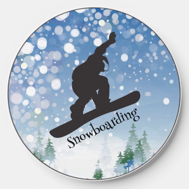 Snowboarding Design Wireless Charger