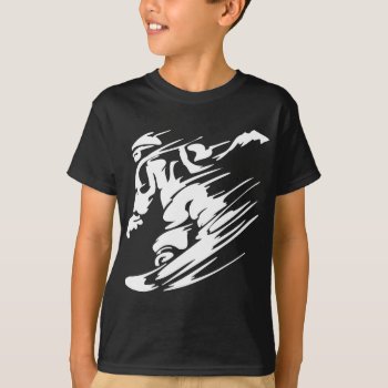 Snowboarding Extreme Sport T-shirt by FaerieRita at Zazzle