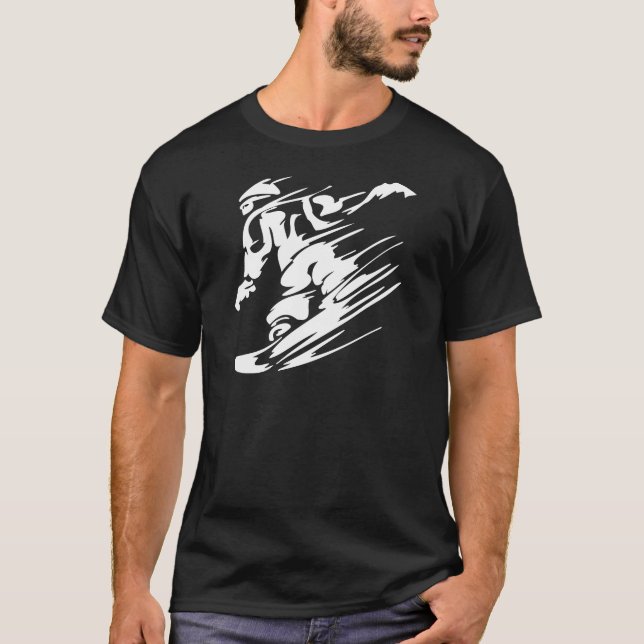 Snowboarding Extreme Sport T-Shirt (Front)