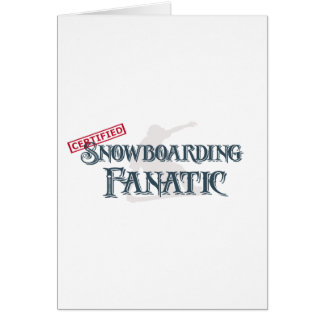 Snowboarding Fanatic Cards