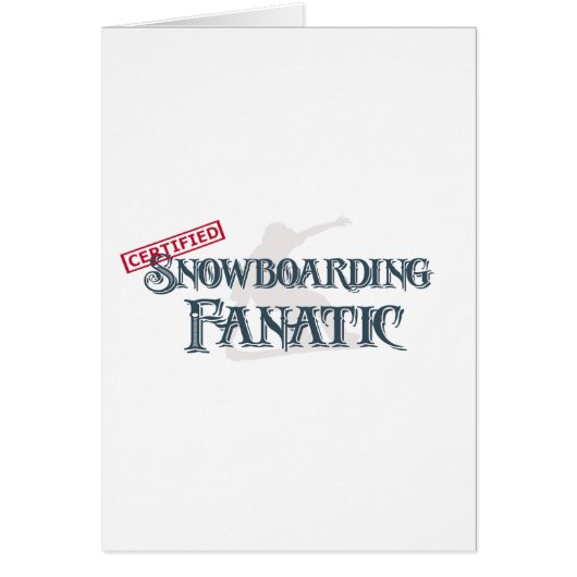 Snowboarding Fanatic Cards (Front)