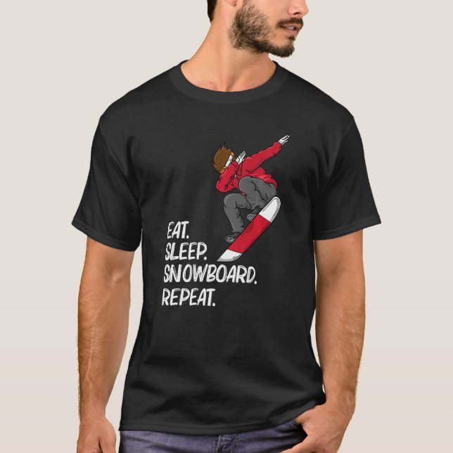 Snowboarding For Men Women Skier Snowboard Snowboa T-Shirt (Front)