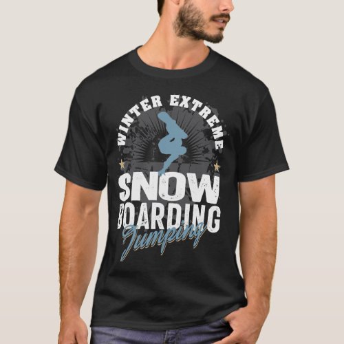 Snowboarding Jumping T_Shirt