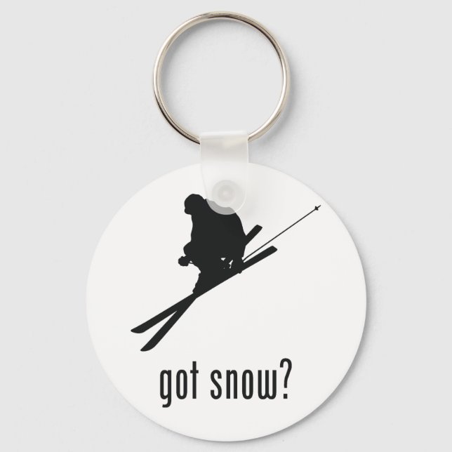Snowboarding Keychain (Front)