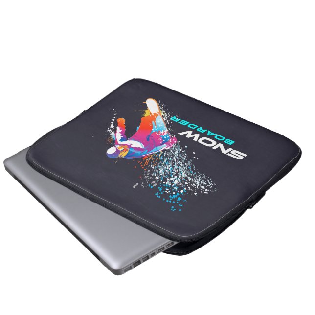 Snowboarding | Laptop Sleeve Bag 13" (Front Bottom)