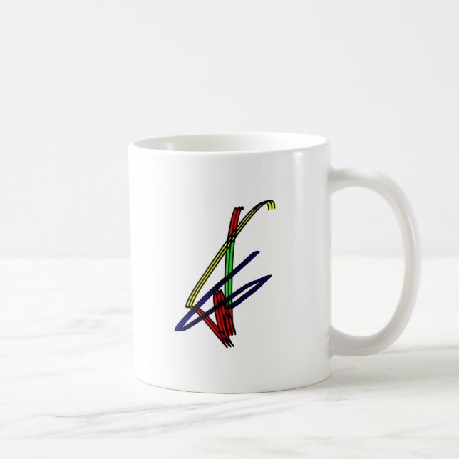 snowboarding logo coffee mug (Right)
