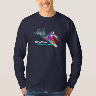 Snowboarding   Men's Long Sleeve T-Shirt