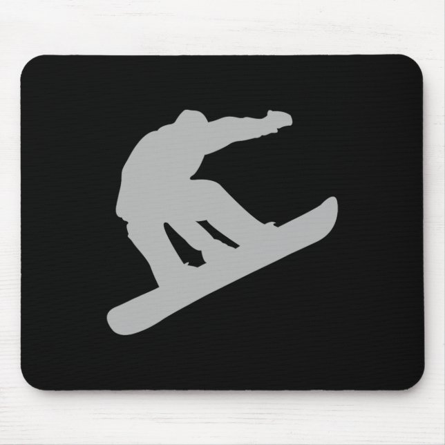 Snowboarding  mouse pad (Front)