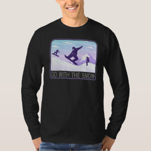 Snowboarding My Life Is Going Downhill T-Shirt