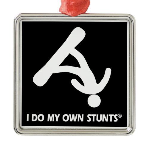 Snowboarding My Own Stunts Metal Ornament