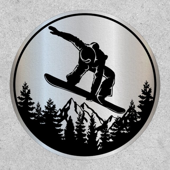 Snowboarding Patch (Front)