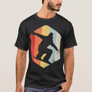 Snowboarding Retro Distressed Sports Lover T-Shirt