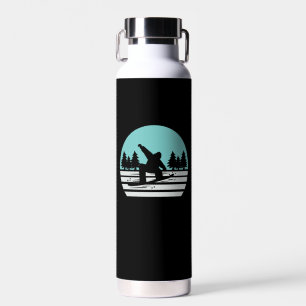 Snowboarding Retro Vintage Water Bottle