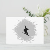 Snowboarding Scribble Style (Standing Front)