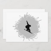 Snowboarding Scribble Style (Front/Back)