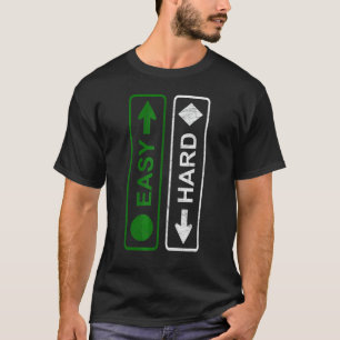 Snowboarding Skiing I'm Easy And I'm Hard Inspired T-Shirt
