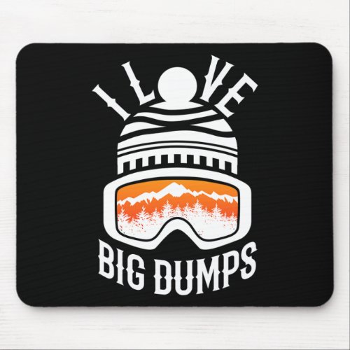 Snowboarding Skiing Snowboard Funny Snowboarder  Mouse Pad