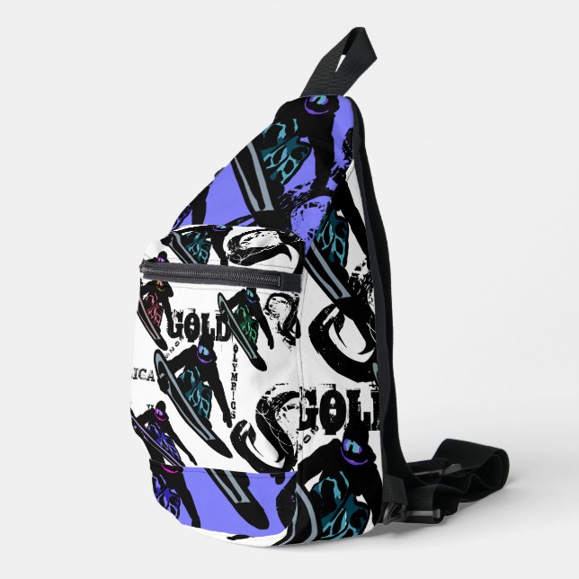 SNOWBOARDING  SLING BAG (Right Corner)