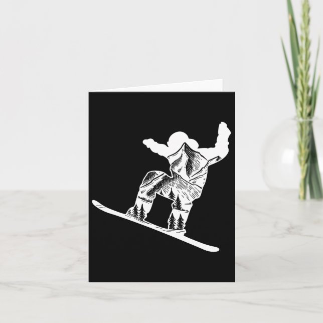 Snowboarding Snowboard 11  Card (Front)